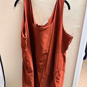 alder Rust Sleeveless ‘Get Dirty’ Dress